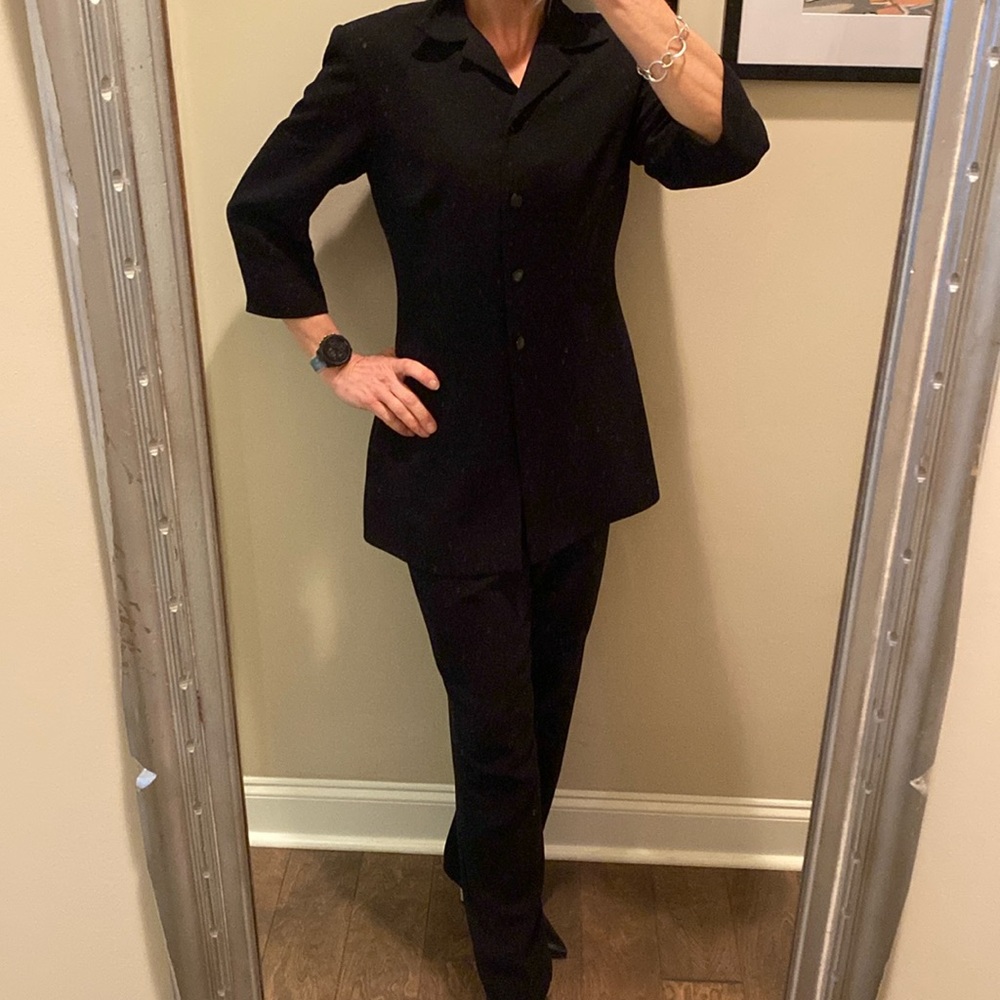 Black Fully Lined Suit